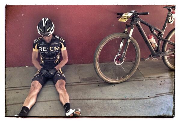 @WaylonWoolcock taking it all in after his win at the <a href="/advendurance/">Advendurance</a>  Crater Cruise today! #iPhoneographySA <a href="/maxcluer/">Max Cluer</a>