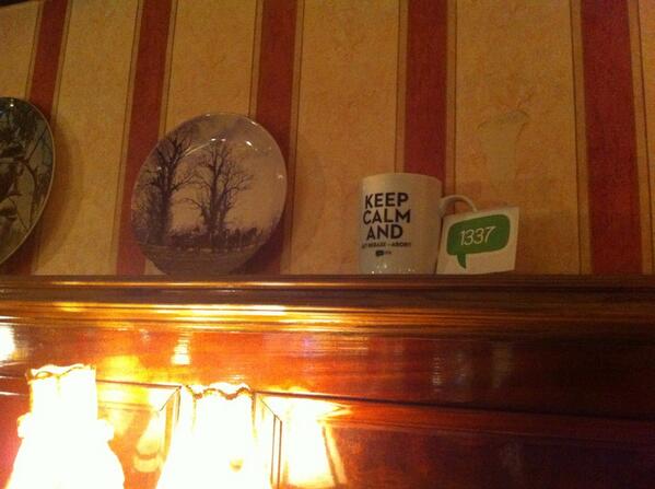 SRunander's tweet image. New decoration in bishops arms #leetspeak #beer