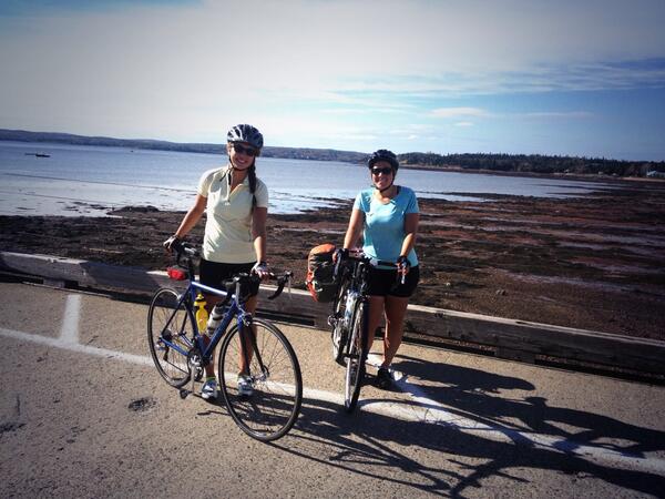 wanderonwheels's tweet photo. Cycled 100k from Saint John to St Andrews with my sister today. Missing the bike life. http://t.co/uyZFYLBPPx