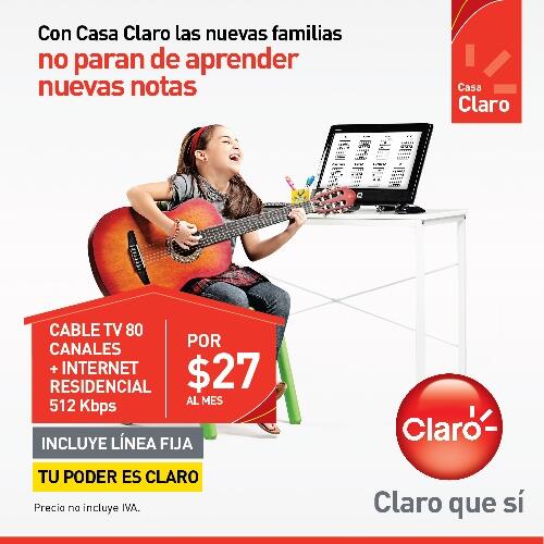 patrocinado Mecánica Estresante Claro El Salvador on Twitter: "Contrata Cable Tv 80 canales, Internet  Residencial 512 kbps + Línea fija a solo $27 + IVA. http://t.co/8agMXnGBtP"  / Twitter