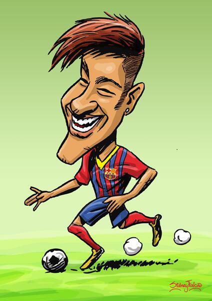 On Twitter Barcastuff Cartoon Neymar Http T Co Repocbup0q