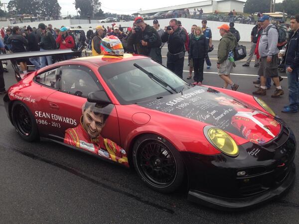 jbleekemolen's tweet image. We've won the ALMS championship after a very hard day in the car. This one is for you Sean. Miss you mate