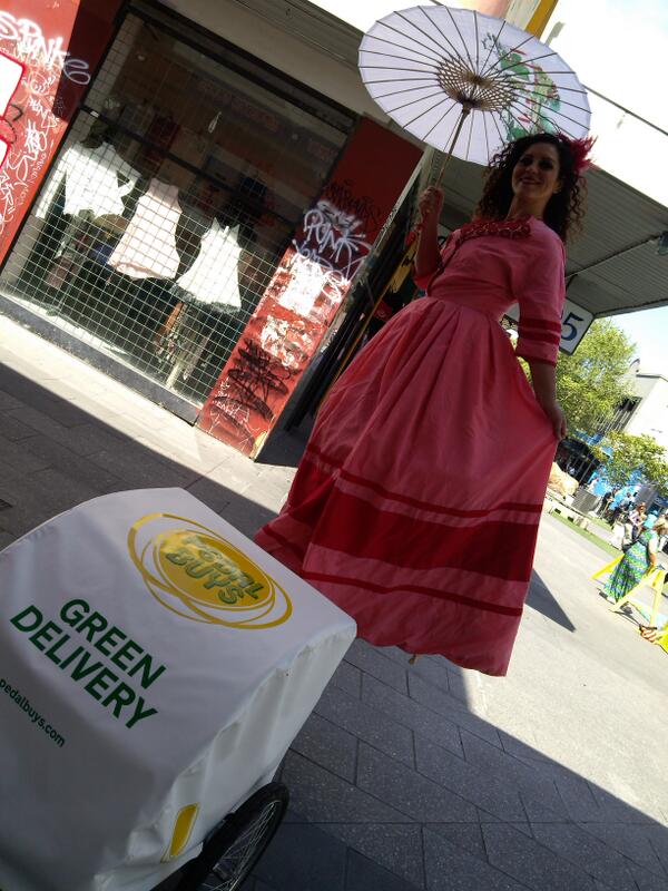 pedalbuys's tweet photo. Pedal buys green delivery to your door. http://t.co/urQ934YPub