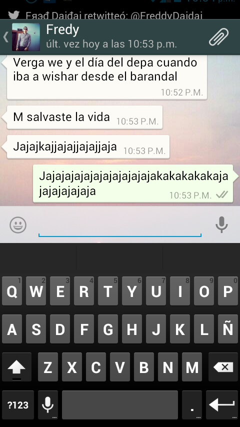 Oscar_Cruz's tweet photo. Eres muy tontoooo te creías wishon volador jajajajaja @FreddyDajdaj http://t.co/djuXzFuwTZ