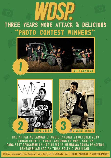 Para pemenang photo contest kita , selamat guys , sms utk pengambilan hadiahnya di 083117200841 / 085738863667