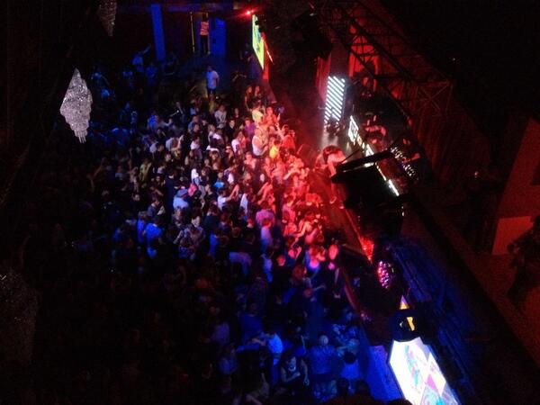 TheO2's tweet image. We're at the launch of #buildingsix and @wearespeakerbox and the place is buzzing with party people