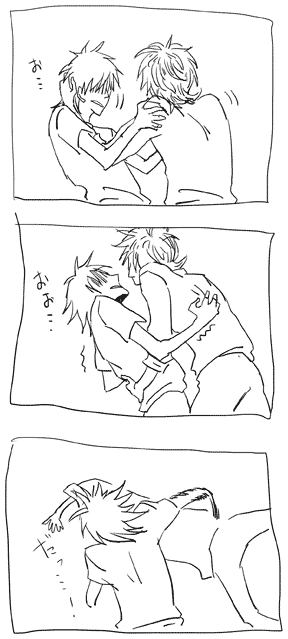 @hmr_shadavan こうなって、こうなって、こうです。坊ちゃん弱ェー! フフフ。寝ないよ。 