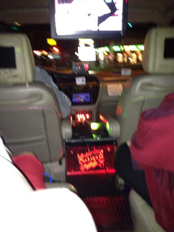 quinndupuis's tweet photo. I'm in the only karaoke cab @zach_Swagner @Twhop6969 http://t.co/2k0ZZCgDog