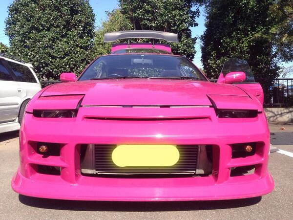 Re 180sxの車高前後下げた それから内装剥がして軽くどんがらにして半目にした 真っ正面から撮るとかっこ悪ううう Http T Co 9ddljlht8x