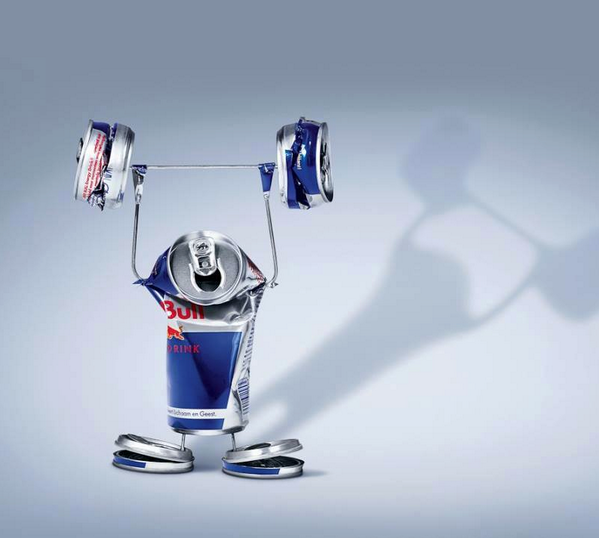 redbull's tweet photo. A can works out way more often than a cannot. http://t.co/iBNkrfGRTj