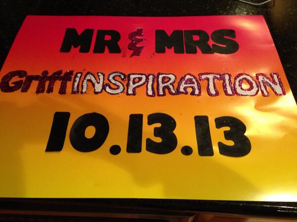 MrsKOTM's tweet photo. #ChicagoMarathon2013 Congrats Mr and Mrs Griffin http://t.co/V4t23mHJUs