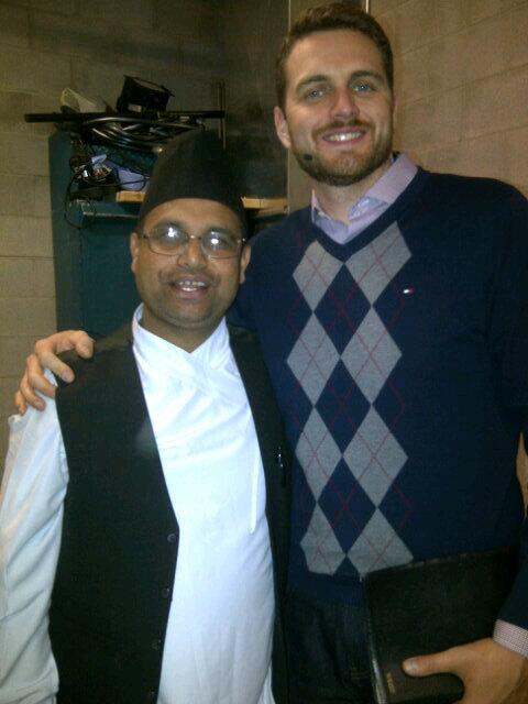 HarveyFrey's tweet photo. #Prayertime praying before service at Harvest Waterloo region with Pastor Timothy from Nepal. http://t.co/WD3p4pRDGz