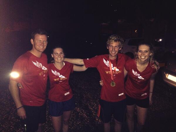 skiprs4's tweet photo. We left a space for @GDR001 and @Mlunguson #whereUat??? #runjozi http://t.co/rMkq2TUY1L