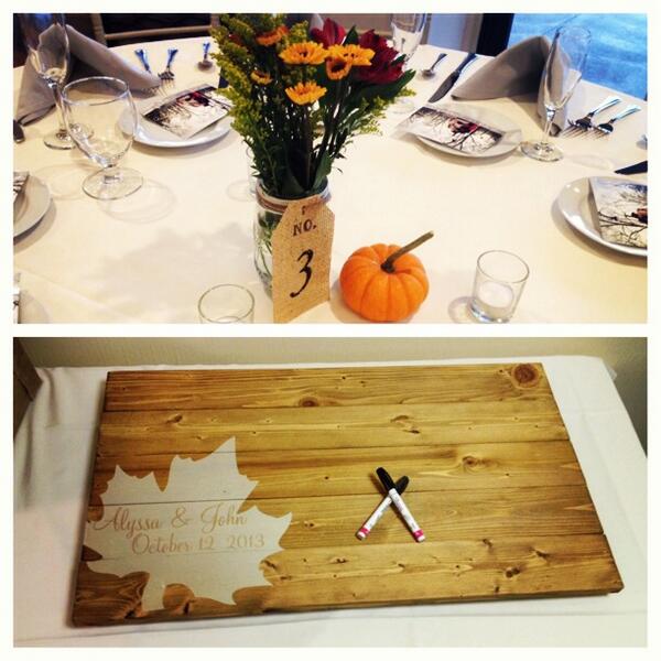 CohassetResort's tweet photo. Loved this Autumn decor for yesterday's wedding, Congratulations Alyssa &amp; John! http://t.co/5ufILmIpGL