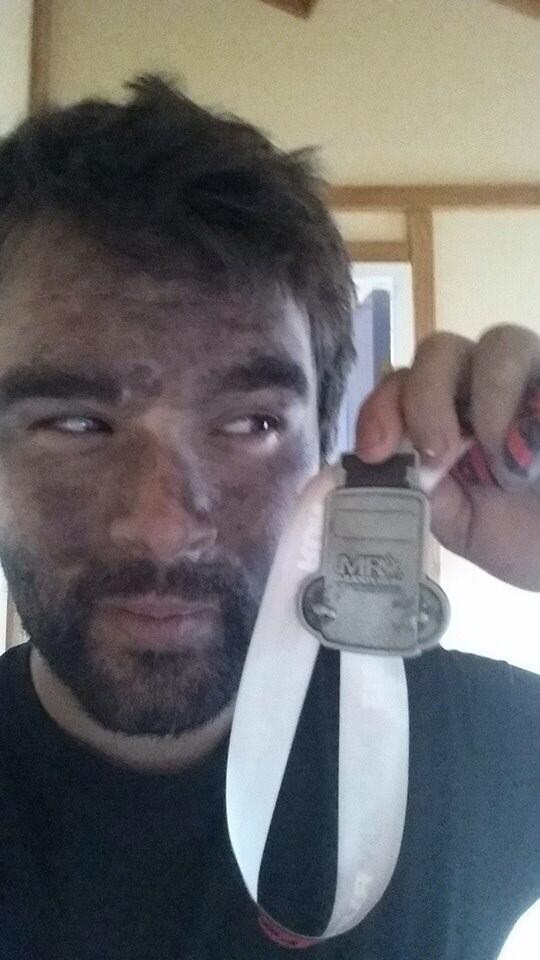 UlrichRozier's tweet image. Et moi à l'arrivée ! ;-) #muddyrun