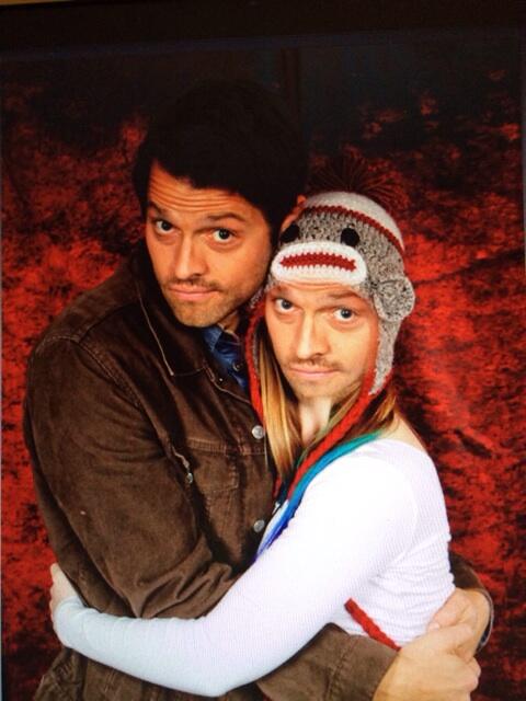 mishacollins's tweet photo. I got oddly turned on taking the photo with this person. http://t.co/oT08j1shrL