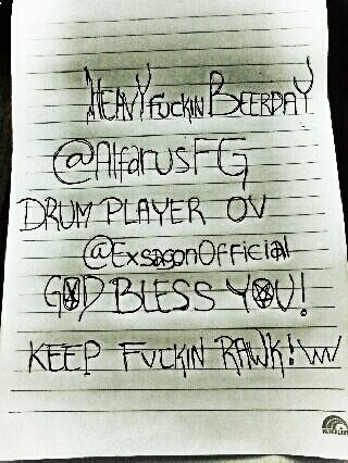 For ya! @AlfarusFG \m/