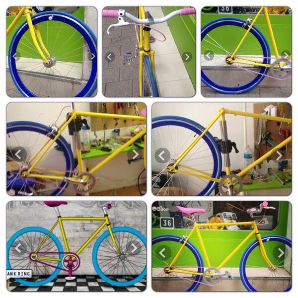 RealBikeFixed's tweet photo. Todo empieza desde que te imaginas la bici de tus sueños y de pronto! Se hace realidad!  100% unica y personalizada http://t.co/W1gPd49BGk
