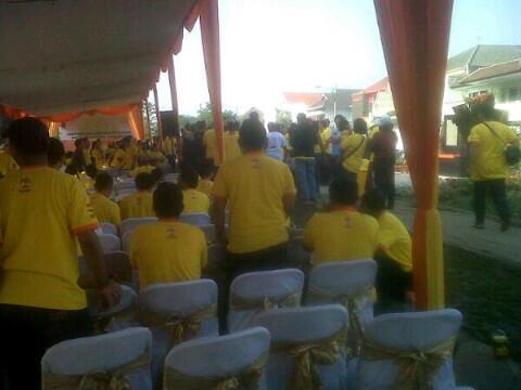 Salah satu foto peresmian Taman Nginden Intan pada hari sabtu 12/10/2013 :)