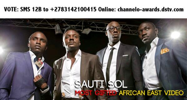 TomOlango's tweet image. Vote for my brothers @SautiSol for the #CHOMVA2013 awards #SolGeneration