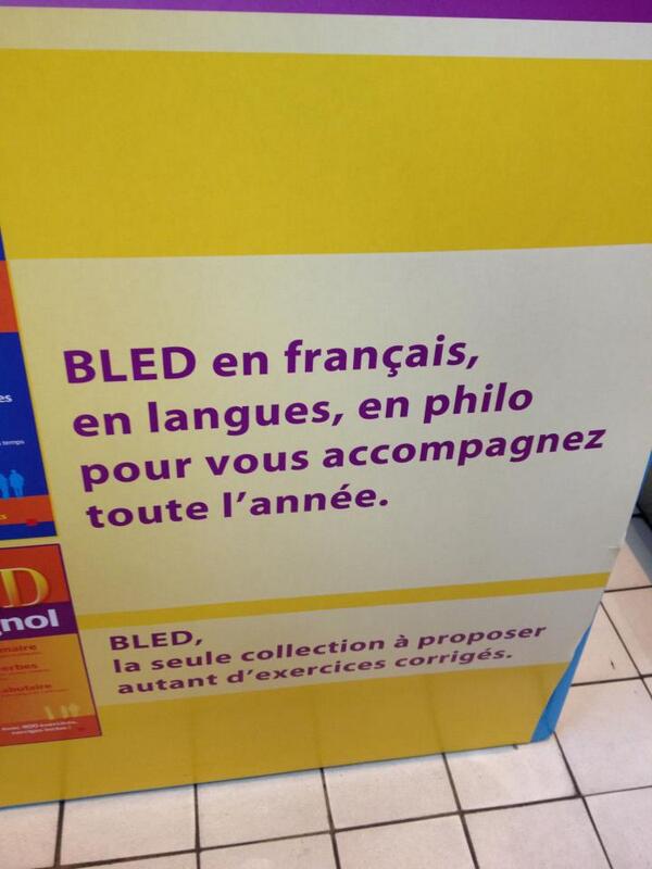 damienhypolite's tweet photo. Le Bled, "la référence de la langue française", ce n'est plus ce que c'était #bled http://t.co/fA8xy4jDev