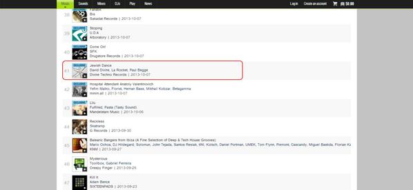 divinetechrec's tweet image. 09/10/2013 - Release David Divine - Jewish Dance hit in 41 place Minimal TOP 100 Release