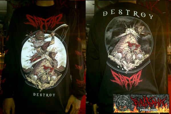 FULLGAHR_Prod's tweet photo. Ls SAFFAR "Destroy" | Size: L | IDR: 135k | Order: 085694556011/2849556C http://t.co/vdOjuwIuhq
