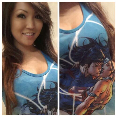 Tw Pornstars Tia Kai Twitter Wearing My Dc Comic Tank Top With Art By One Of My Faves 1101