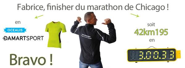 Damart_Sport's tweet image. Bravo Fabrice !! " New Record " #Marathon #Chicago #DAMARTSPORT