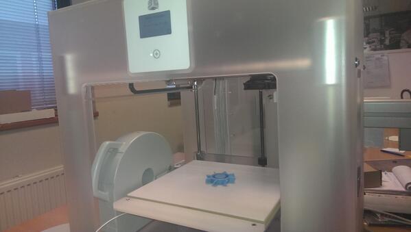 Nieuwe print met de Cube X 3D printer #3dprinten #basisonderwijs #techniekonderwijs <a href="/WIAEducational/">WIA Educational B.V.</a>