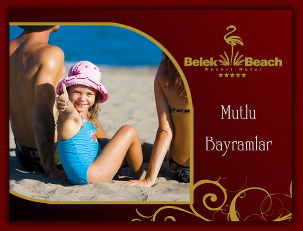 BelekBeach's tweet photo. Mutlu bayramlar... http://t.co/0D9FxbDMFQ