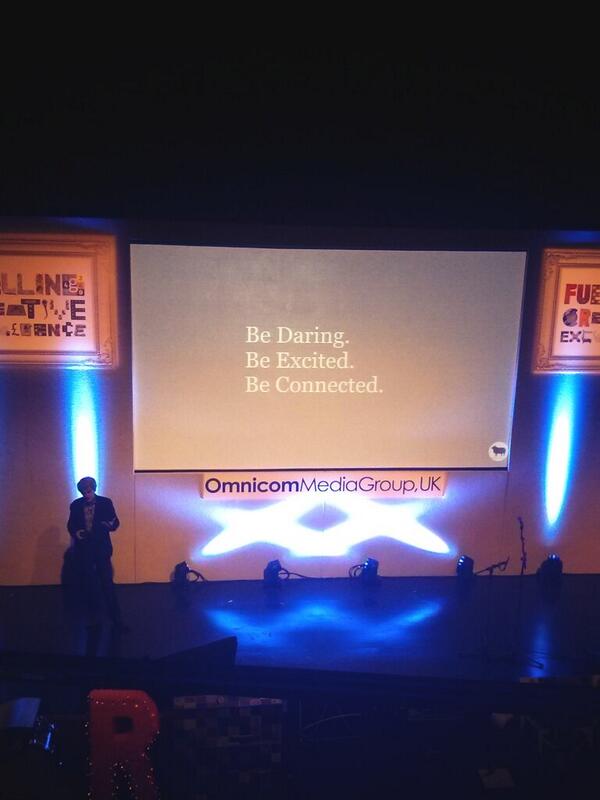 DrewAtRocket's tweet image. The 3 Be's of creativity by Sir H of BBH. #FCEX #truestory