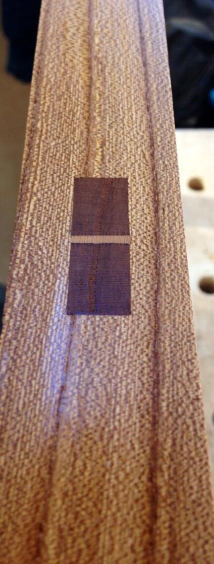 PaulToutDesign's tweet image. Couldn&apos;t resist putting some oil on to see the colour.#elmtable#furniture#woodwork