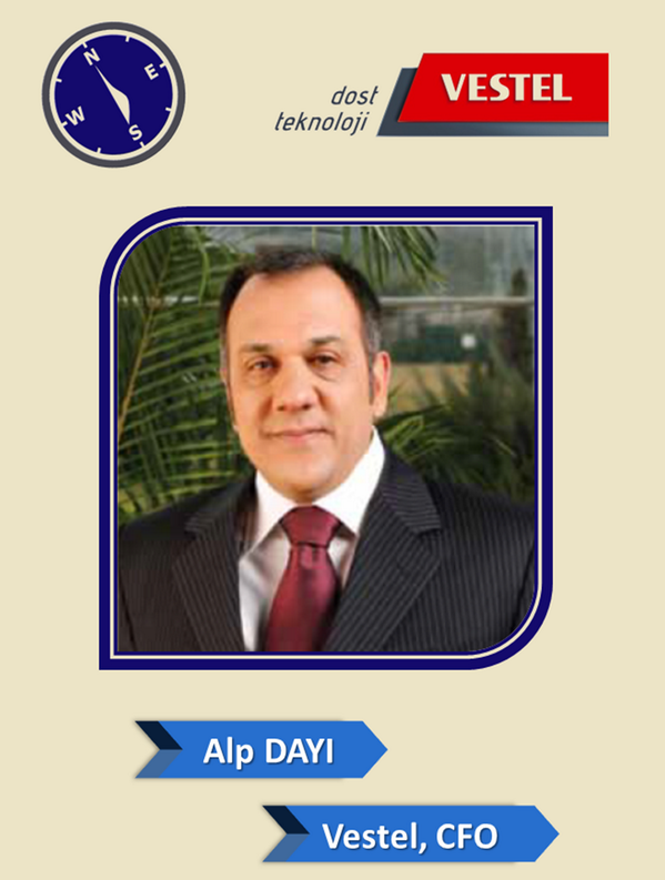 Vestel Chief Financial Officer'ı Alp Dayı,PUSULA'13'te olacak.PUSULA'13 kaydı için: buyak.org/projelerimiz/p…
