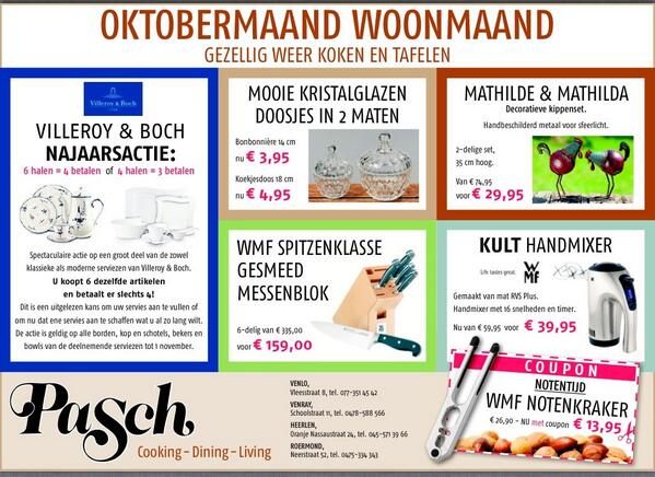 Pasch_Stores's tweet photo. Let deze week op uw #brievenbus leuke decoratieve en bruikbare #aanbiedingen voor de aanstaande #feestdagen. http://t.co/HrJbdLMQJS