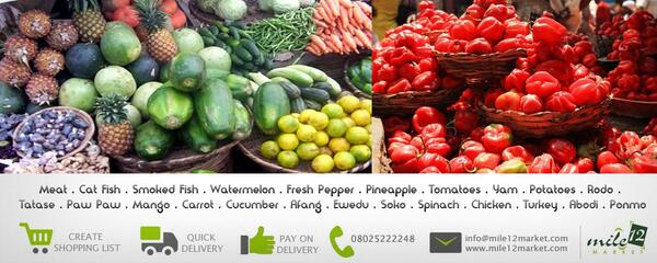 mile12market's tweet photo. Visit http://t.co/SqzivDJfFr for your Tubers, Sea Foods, Fresh Vegetables, Meat, Fresh Fish, Chicken, Turkey &amp; fruits http://t.co/Uz7MiNs33V