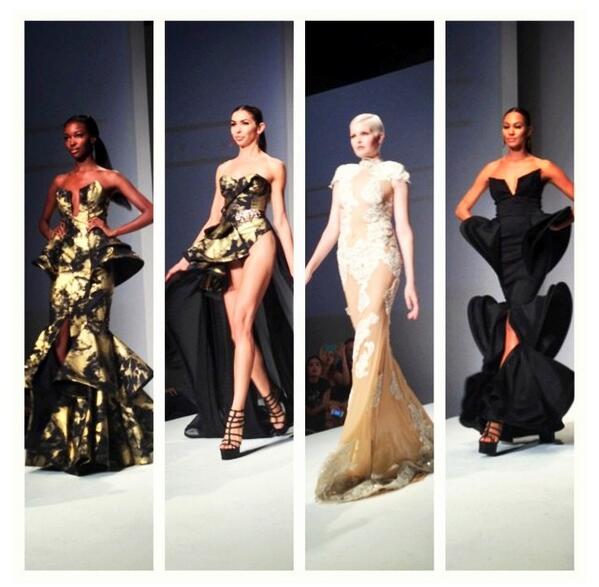 Lauren_Marin's tweet image. A few looks from last nights #MichaelCostello fashion show 😍 #gorgeous #2014Collection #LAlive