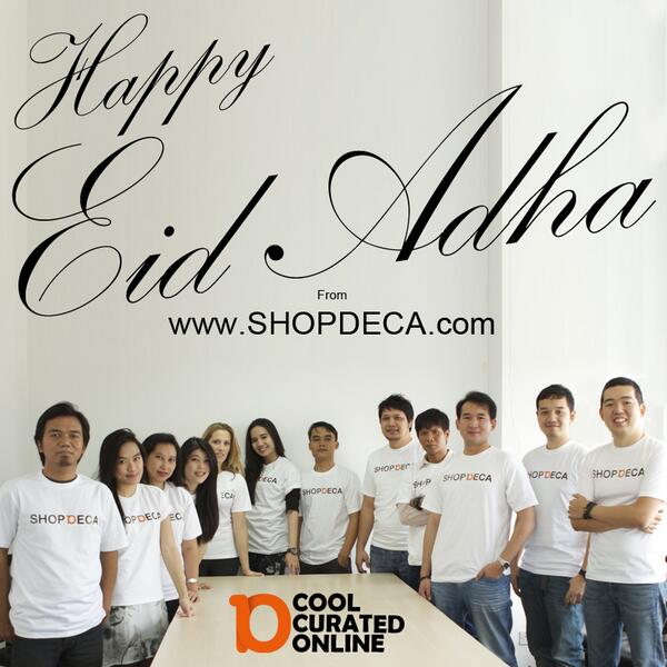 shopdeca's tweet image. Happy Eid Adha Mubarak 1434 H for all moslems all around the world. may Allah bless us on everything that we do!