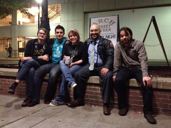 lsgoriginal's tweet photo. Hanging at @ArchStTavern Get here 10/18 for @ChipsBandShow Live &amp; Local!  @localbandreview @NectarsPresents http://t.co/rdVqK06y7E