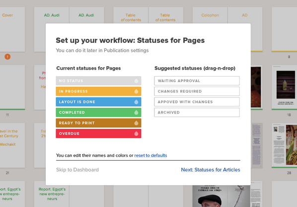 magioapp's tweet photo. Good news! We have added the custom statuses. Now you can edit them to suit your usual workflow. http://t.co/Lus0y6lMwN