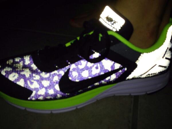 allissathompson's tweet image. Cinderella is proof that a pair of shoes can change your life. My new glass slippers glow in the dark! #Nikeshield