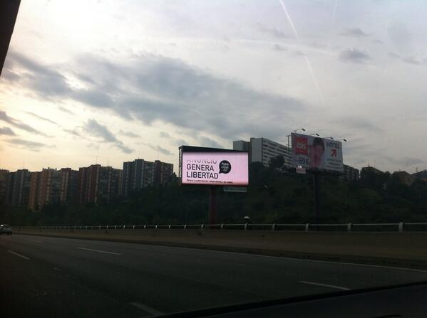 roiiglesias's tweet image. La campaña de @publicidadsi también en digital out of home #digitalsignage