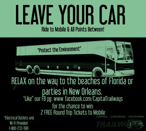 CapTrailways's tweet image. We are proud sponsors of Breast Cancer Awareness in the Crimson and White student newspaper at The University of AL.