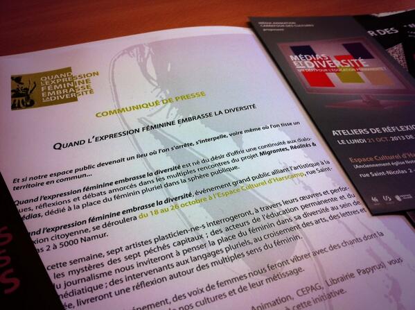 CDCult's tweet image. Conférence de presse "Quand l'expression féminine embrasse la diversité"