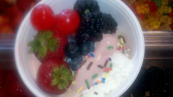 Stop by this week for verrry berry selections of froyo.
#StateFair opens Thursday, hurry in for Cotton Candy froyo!