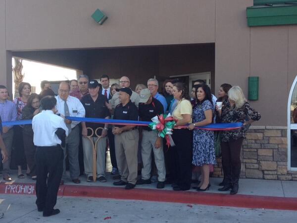 KrispyKremeTX's tweet photo. Many thanks to @RGVPartnership for the warm welcome to the RGV!
#ribboncutting #bigscissors http://t.co/wmJGnK3zsk