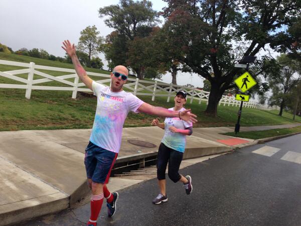 we had a great time at our color run this past saturday! thanks to all of our runners and volunteers! #bethecanvas