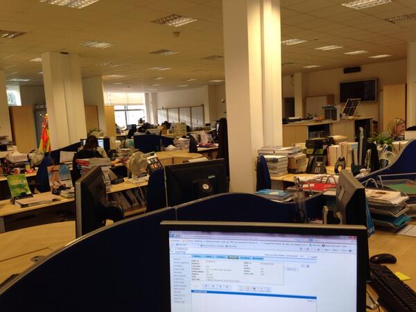 ATeeButler's tweet image. My manager has just gone on maternity leave and this is now my dept #ghosttown #publishingproblems