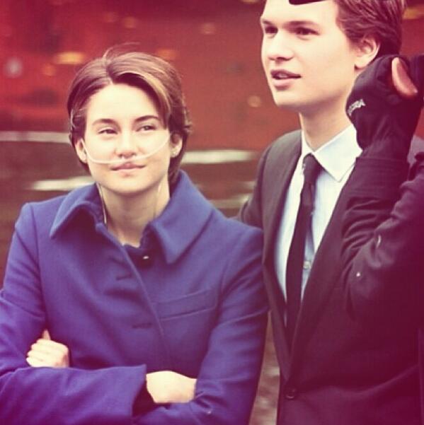 Hazel Grace and Augustus Waters ladies and gentlemen. #whoscuttingonionsinhere #TFIOS #TFIOSMovie