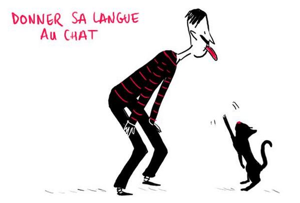 FrInnovaEspai's tweet photo. Tu ne sais pas ce que ça signifie?Tu "donnes ta langue au chat"?Viens à #InnovaEspai pour un cours de français! http://t.co/yXdCdER8VY